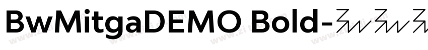 BwMitgaDEMO Bold字体转换